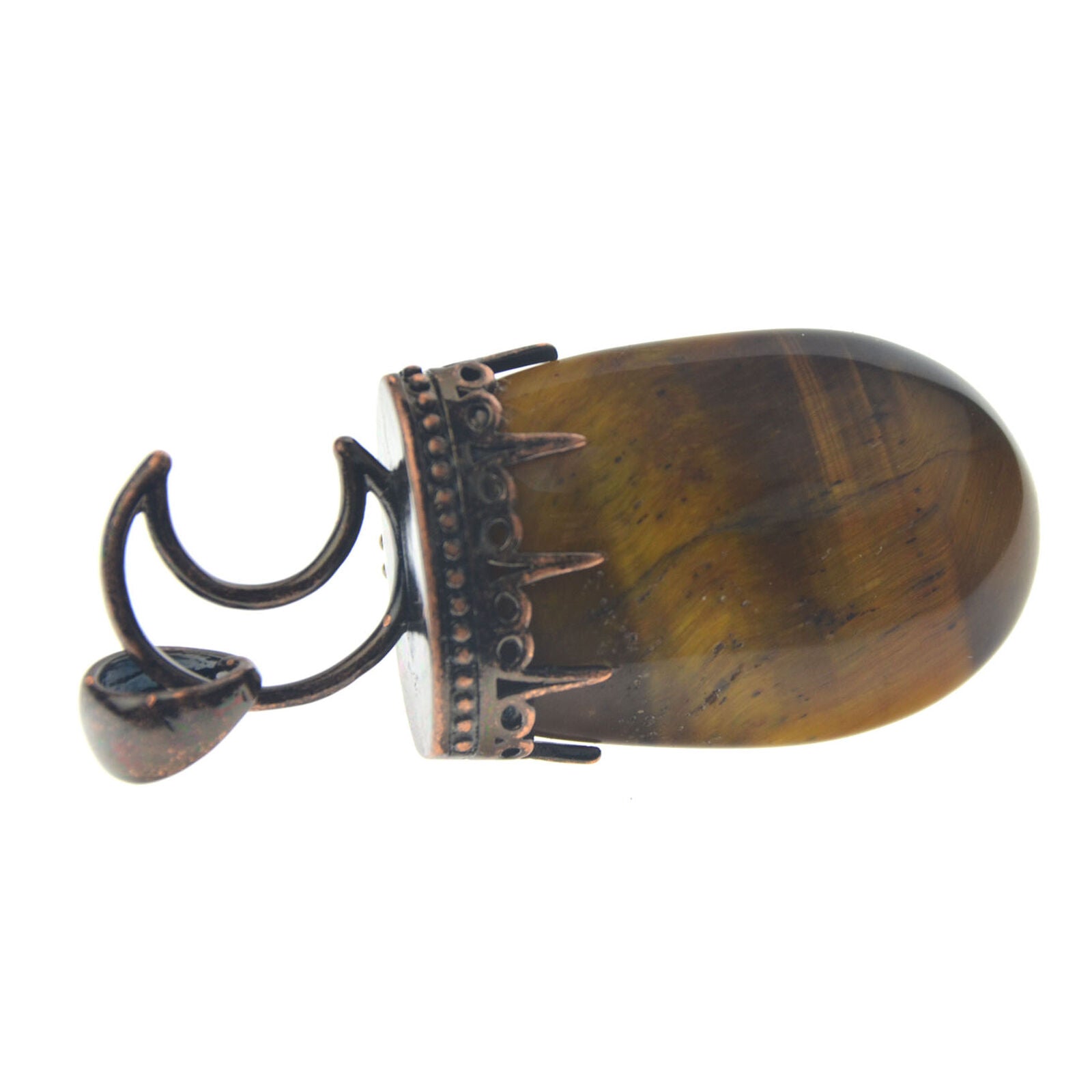 1pc Tiger eye Labradorite Stone Pendant Energy Reiki Healing Amulet New