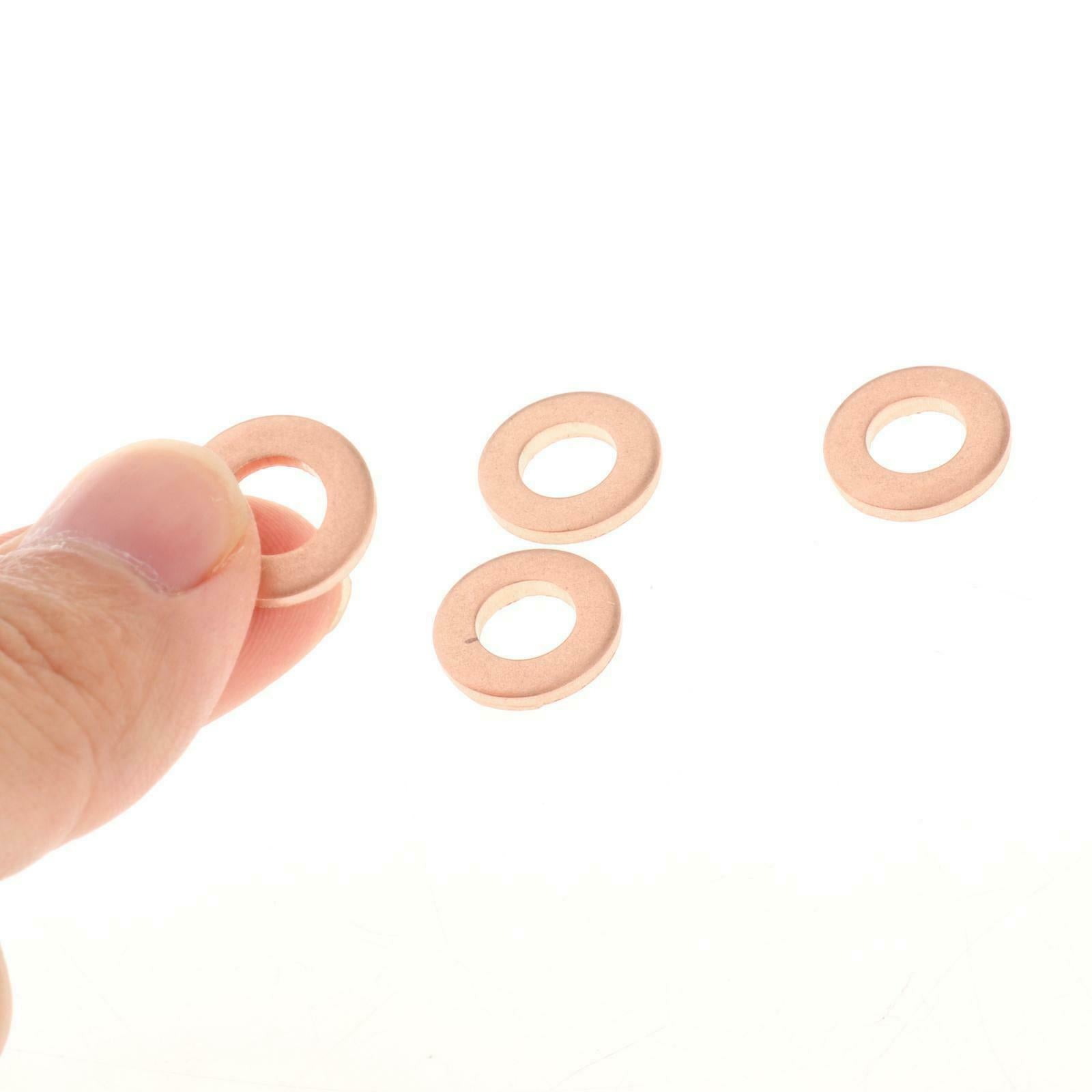 4x Fuel Injector Seal Copper Washer For Ford Transit Mk7 3.2 2006 2007 2010