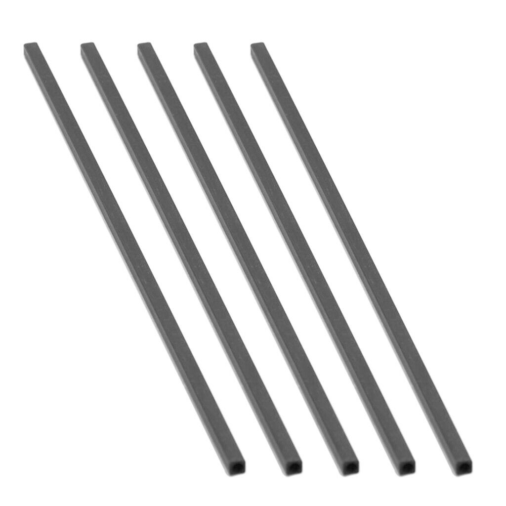 5 PCS  Carbon Fiber Square Tube Airplane Models