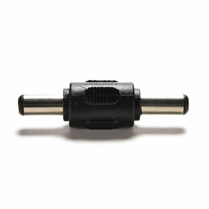 Both 5.5mm x 2.1mm Male CCTV DC Power Plug to Male Plug Adapter Connect.l8