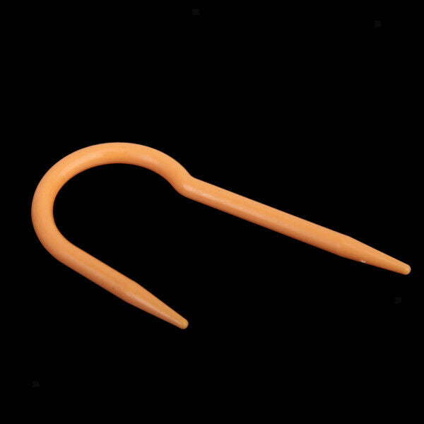 Knitting 20 Crochet Stitch Pad 4 Curved J Hooks with 3 Cord Needles Set