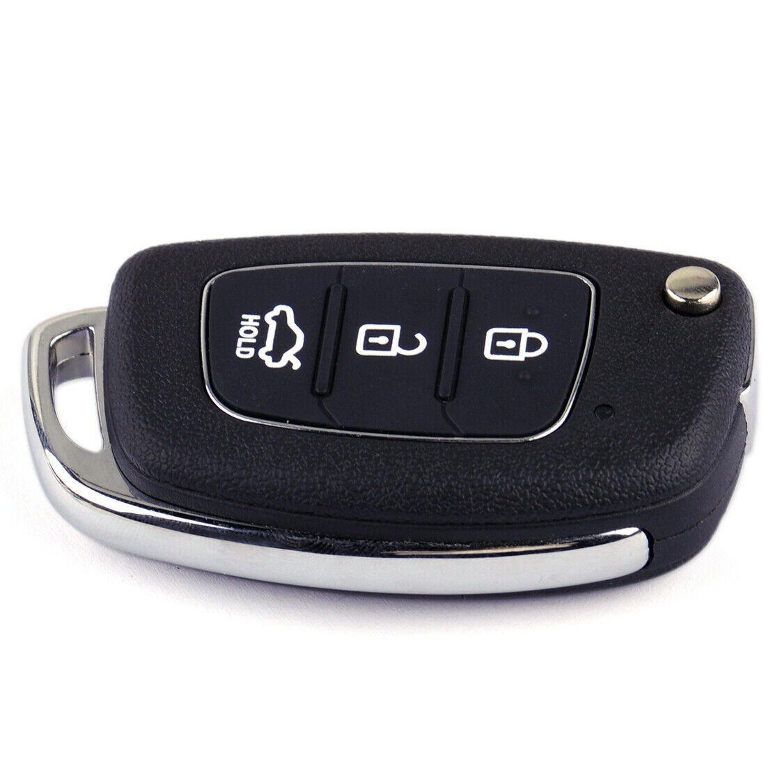 3 Button Folding Remote Key Fob Case Shell Fit for Hyundai Santa ix45 13-14 An