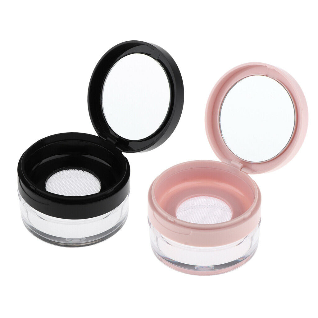 10G Empty DIY Makeup Loose Powder Case Cosmetic Blush Container 2 Colors