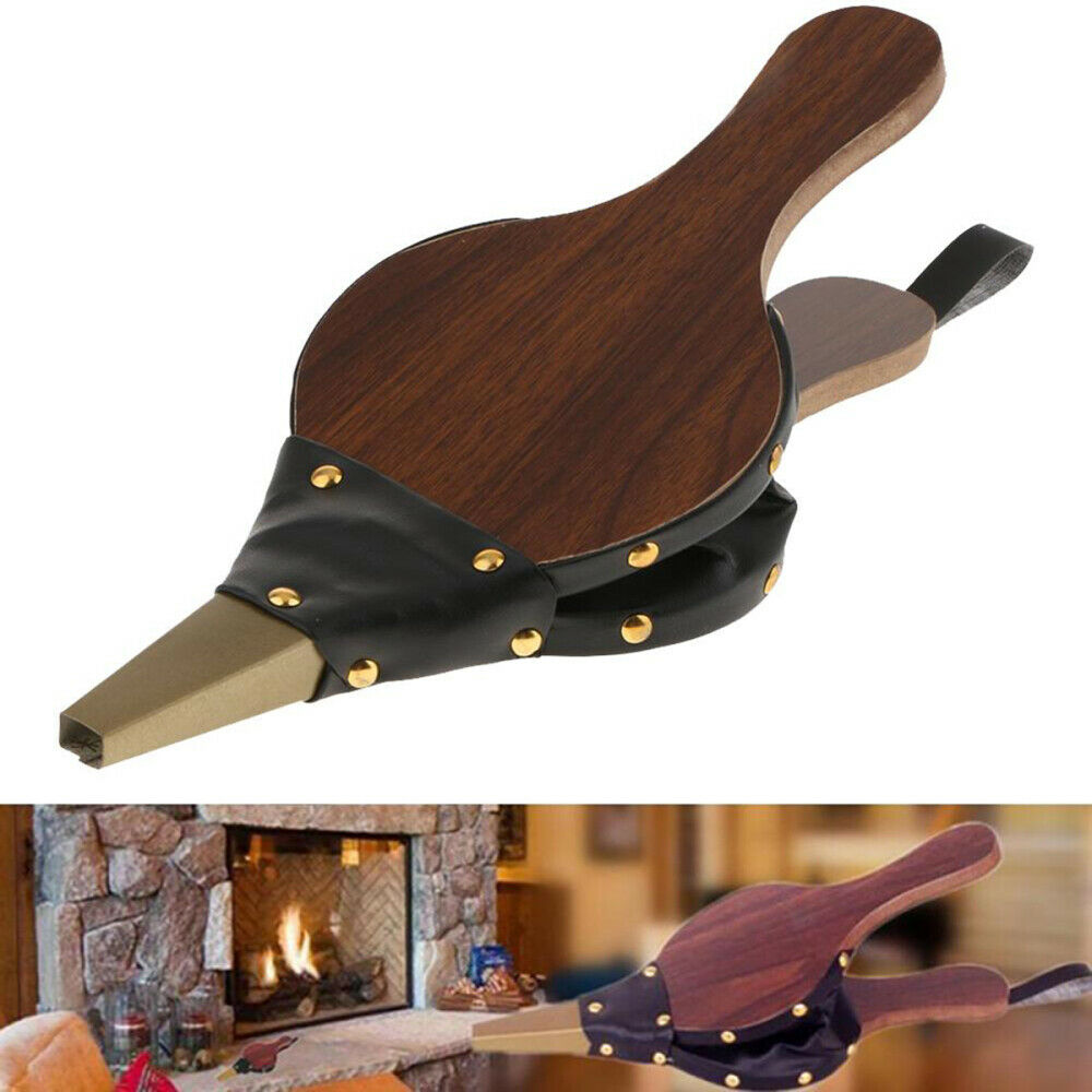 Wood Fireplace Bellows Fireside Manual Air Blower For Grills Campfires Fire