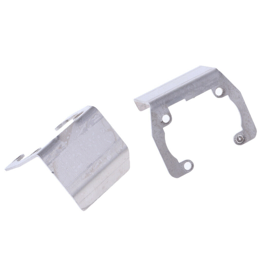 2 Pcs Steering Axle Chassis Protector Plate for 1/10 RC Crawler Axial SCX10