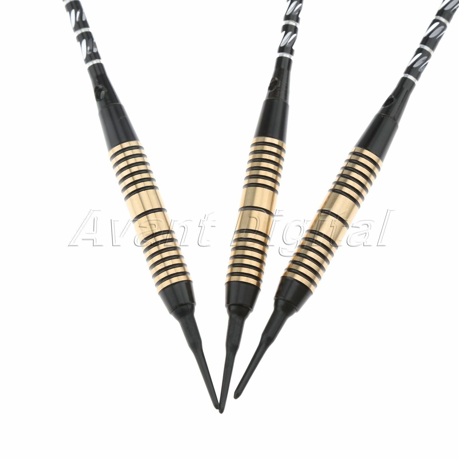3 Pcs Of Plastic Soft Tip Darts Brass Barrel 18 Grams For Electronic Dartboard