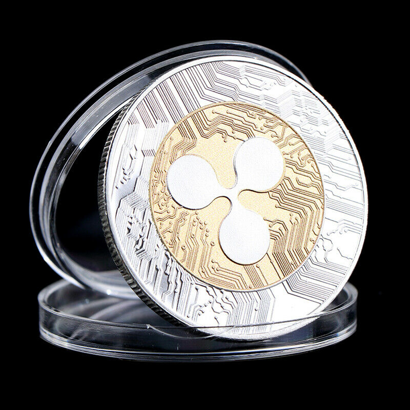 1pc Ripple coin XRP CRYPTO Commemorative Ripple XRP Collectors Coin G Jc