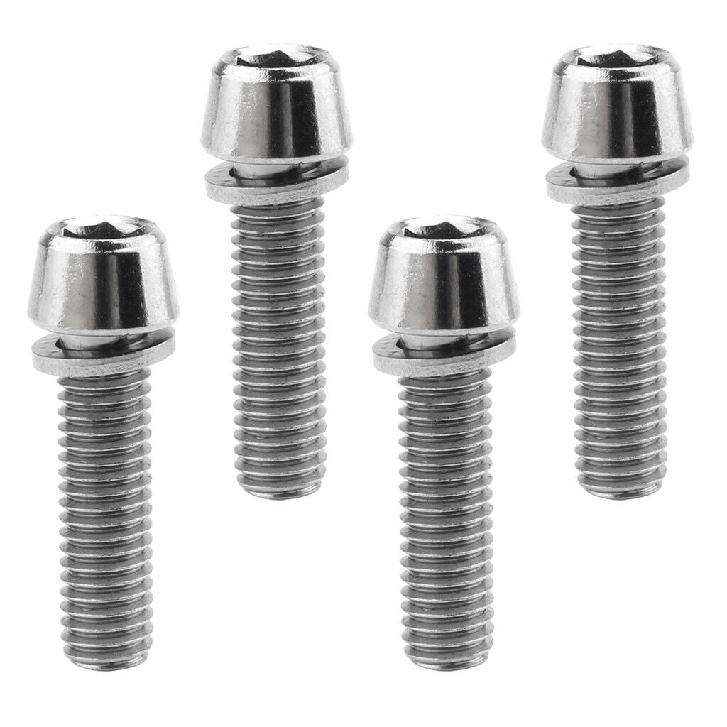 8pcs Road Bicycle Handleset Stem Screw Aluminum Alloy M5 M7 Bolts