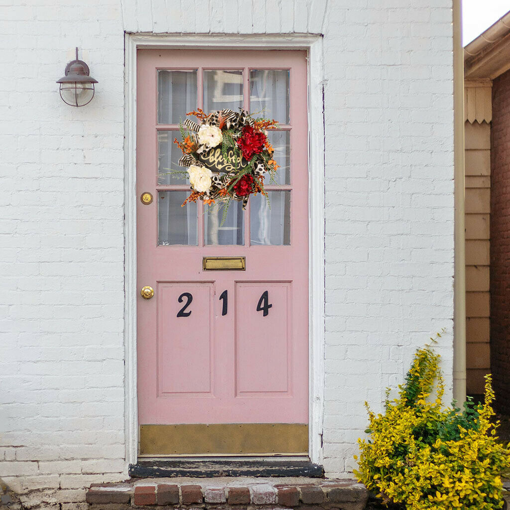 Wreath Garland Wedding Floral Door Wall Decor Artificial Flower Fall Hanging