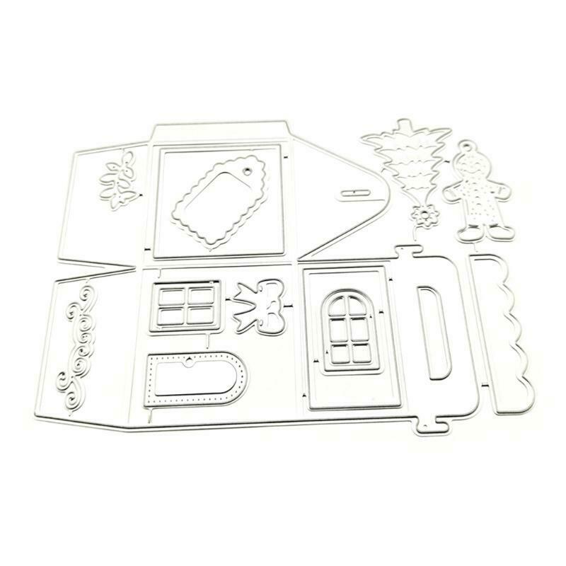 Christmas Tree Box Metal Cutting Dies Stencil DIY Scrapbooking Album Paper Card