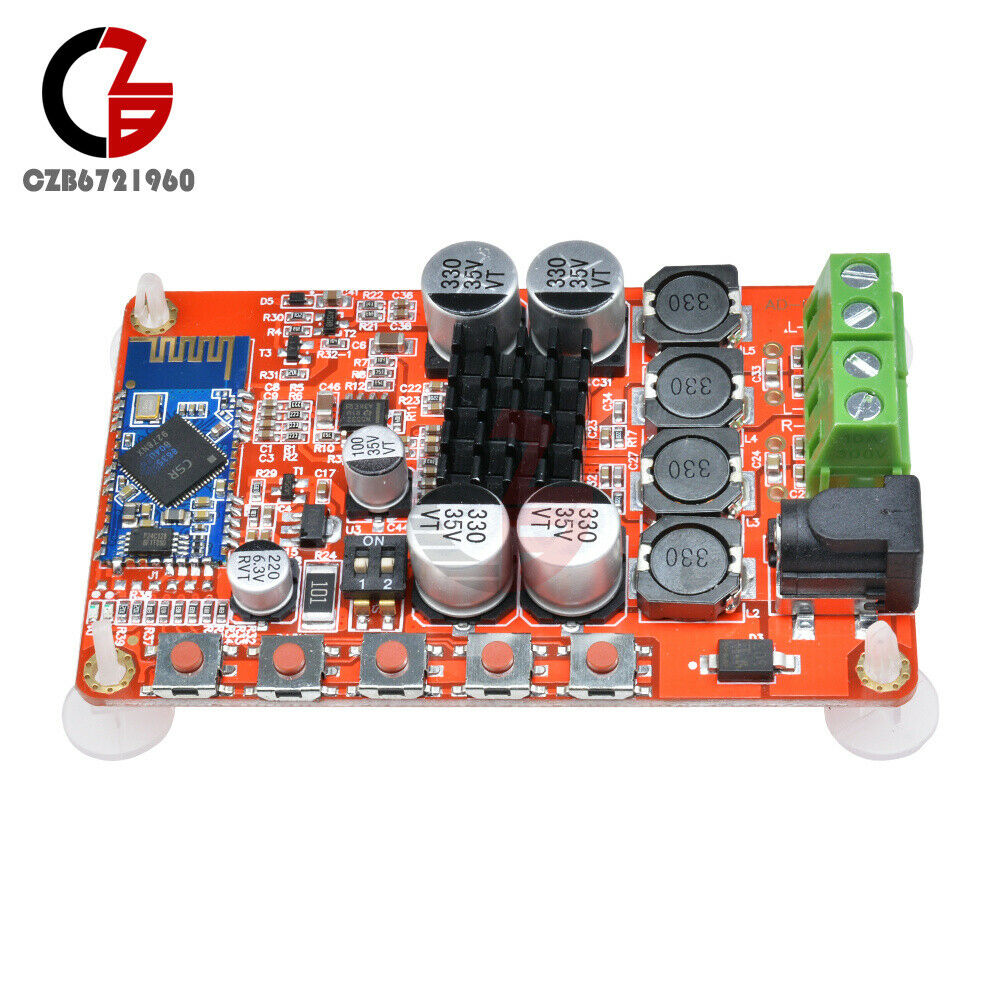 2xTDA7492P Aideepen 2x50W 2 Channel Bluetooth 4.0 Audio Amplifier Receiver Board