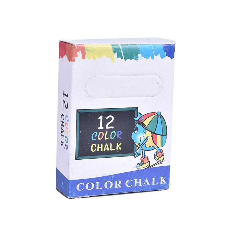 12 pc/Lot Dustless Chalk Pen Drawing Chalks For Blackboard Accessori.l8