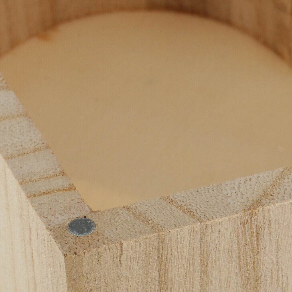 Heart Shape Unfinished Wooden Jewelry Gift Box for Kids - DIY Craft Toys