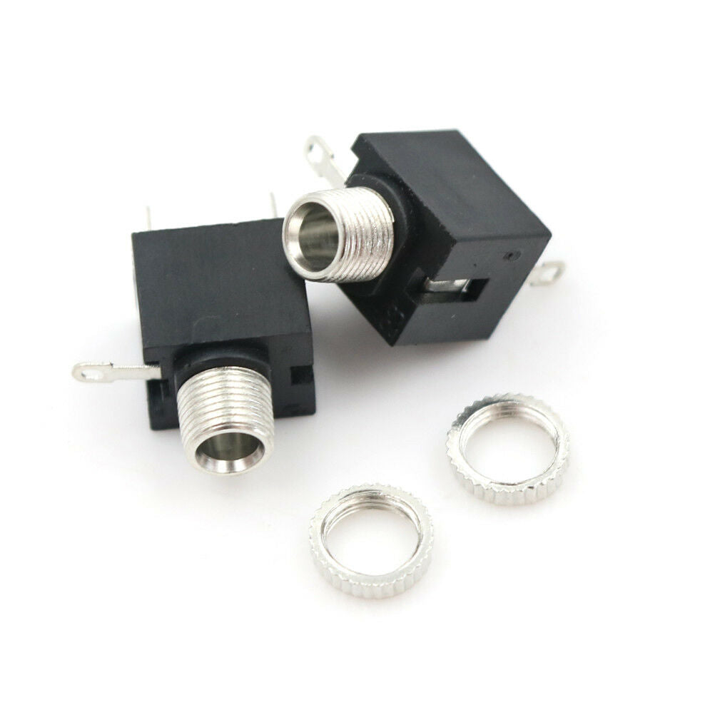 20pcs 3.5mm Female Connector 3 Pin Headphone Jack Socket Mono Channel PJ-301M DF