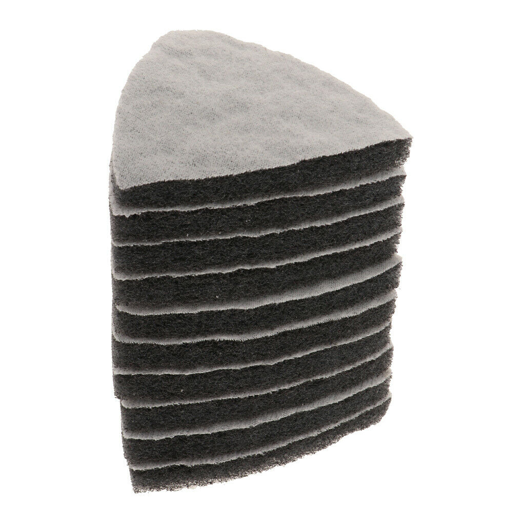 20 Pieces Heavy Duty Industrial Scouring Pad Sponge Sandpaper Grinding Tool