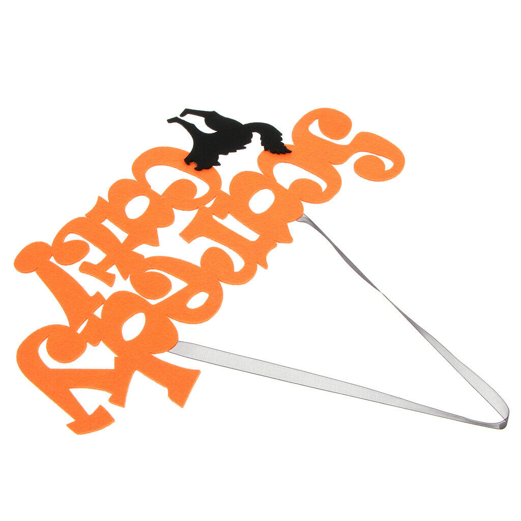 Scaredy Cat Hanging Nonwoven Signs Halloween Wall Door Hanging Pendant Decor