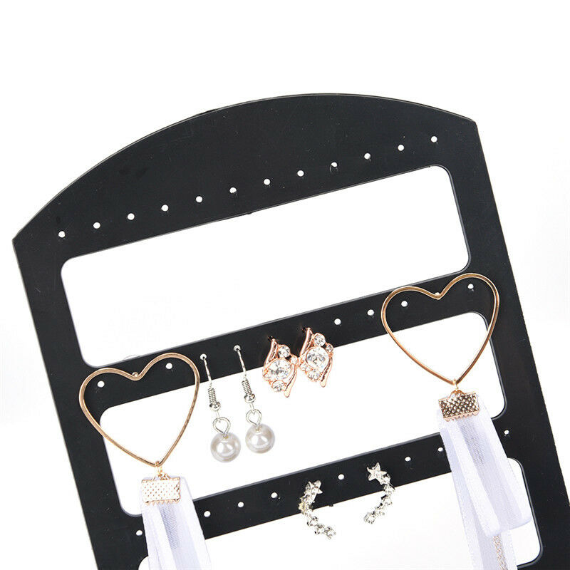 48 Holes Earrings Jewelry Plastic Display Rack Stand Organizer Holde.l8