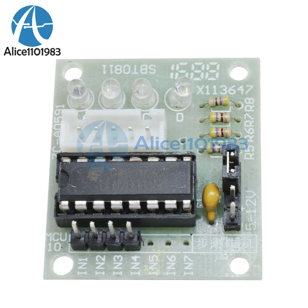 10PCS 5V Stepper Motor 28BYJ-48 + Drive Test Module Board ULN2003 5 Line 4 Phase