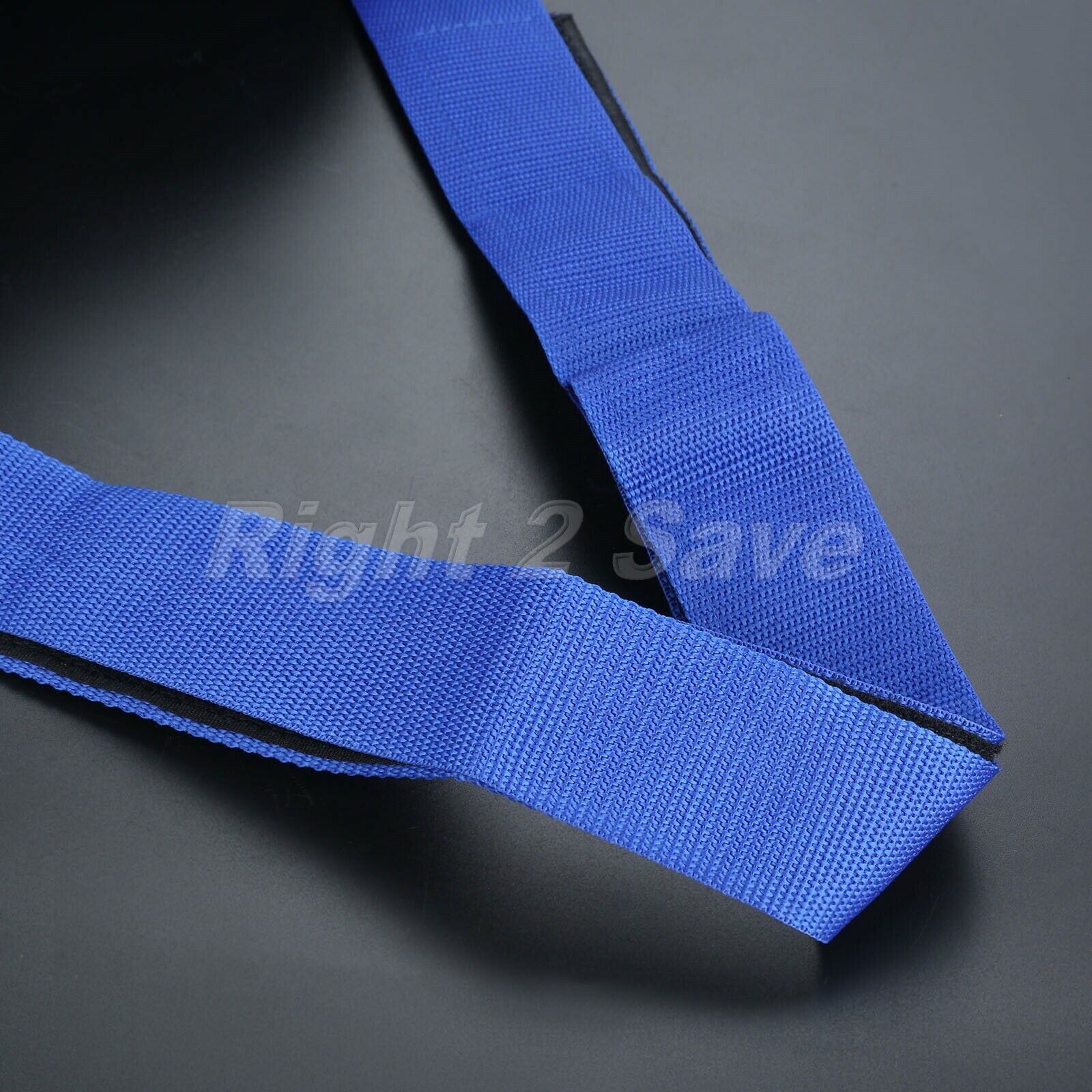 Blue and White Fishing Fighting Belt Outdoor Boat Fishing Holder Equip 1pc New