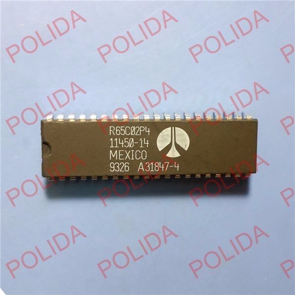 5PCS Microprocessor IC ROCKWELL DIP-40 R65C02P4 11450-14 R65C02P4E
