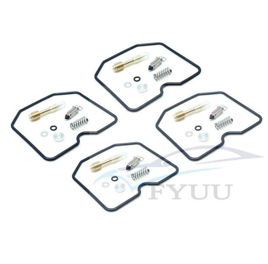 4 Carburetor Carb Repair Kit Rebuild Set for Kawasaki Ninja 600R 750R 900R ZX
