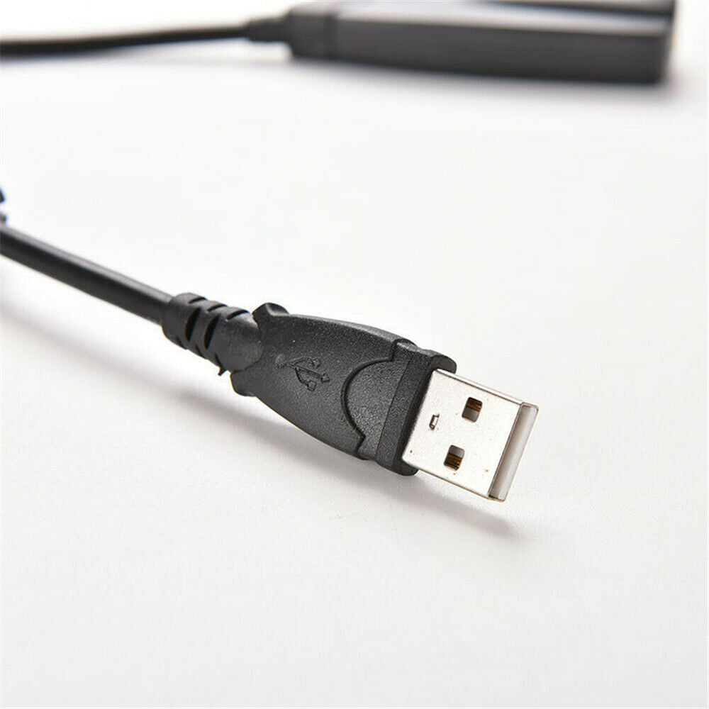 7.1 Sound Card USB To 3.5mm Mic/Headphone Jack Stereo Headset Audio Adapter 1PC