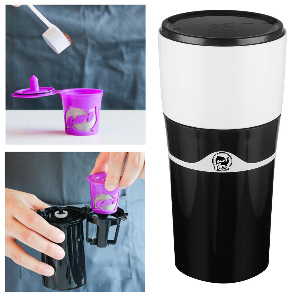 Portable Drip Coffee Maker Travel Mug Compatible with   Manual Espresso