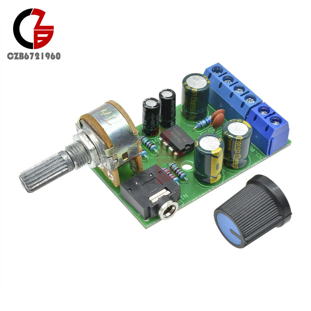 Portable DC 1.8-12V TDA2822M Amplifier 2.0 Channel Stereo Audio Amp Board Module