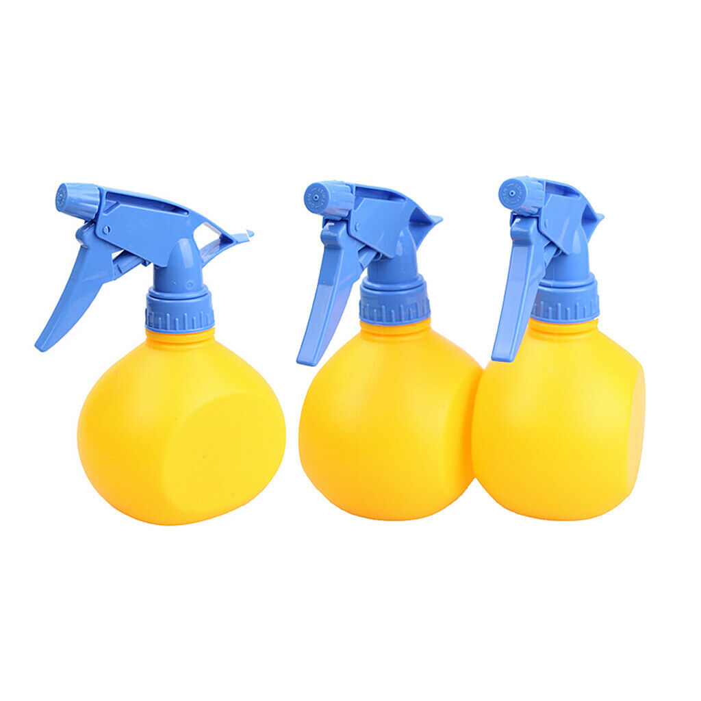 3 Pieces Plastic Empty Water Spray Bottle Cleaning Watering Make Up Tools