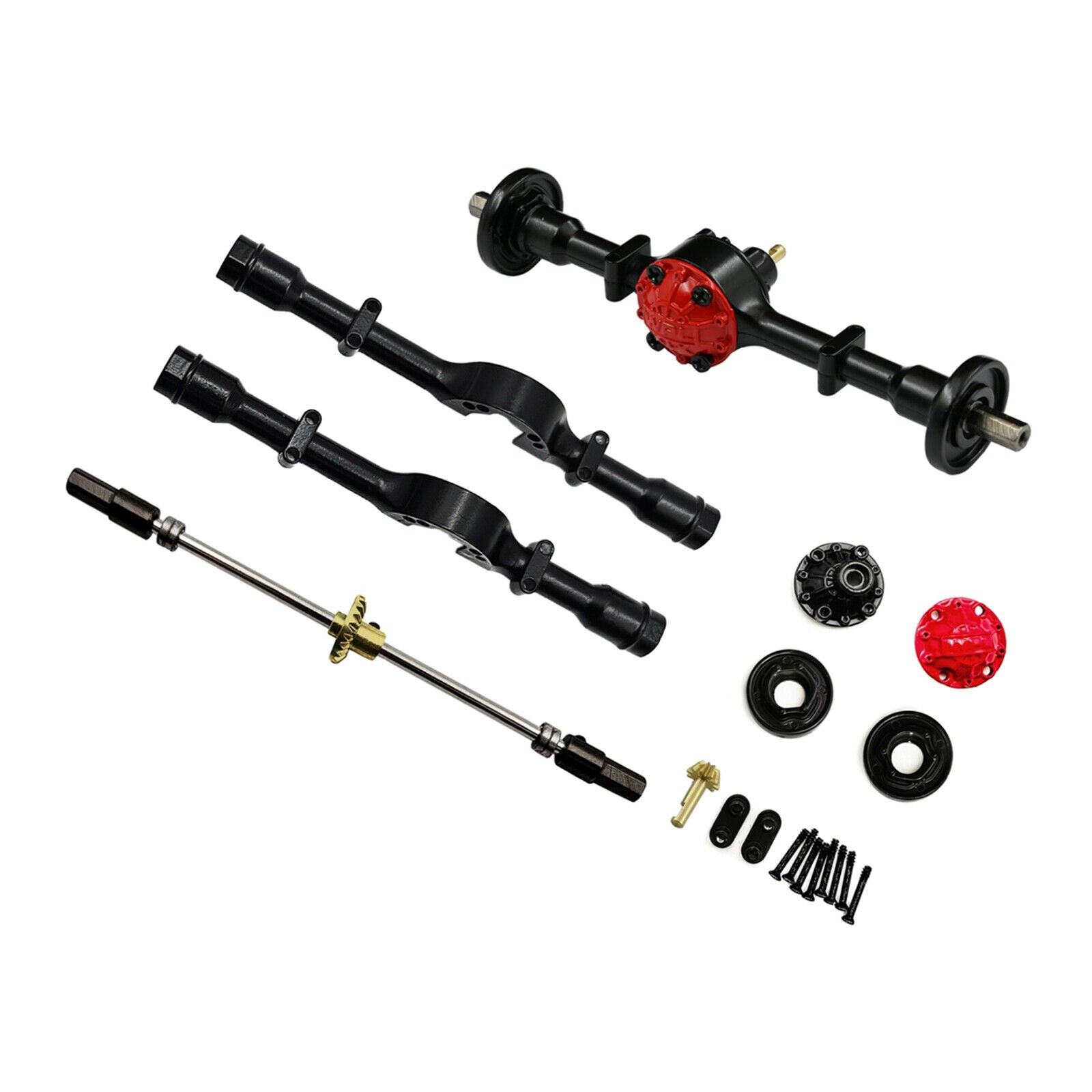 Metal Rear Axle Housing Gear Upgrades Parts Fit for WPL D12 Parts Accessories
