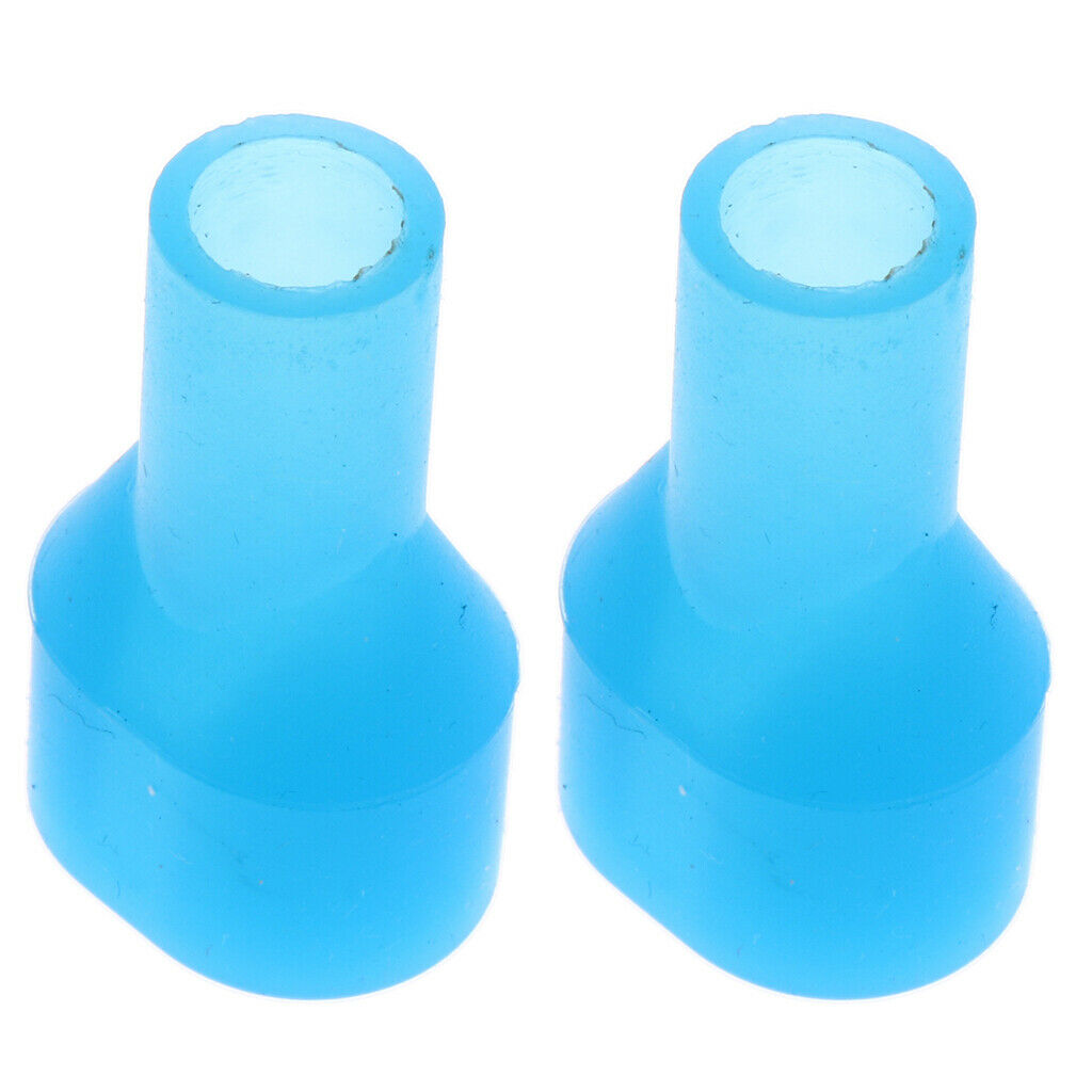 2x Tube Bite Valve Mouthpiece Hydration Pack Water Bladder Piping Nozzle Blue