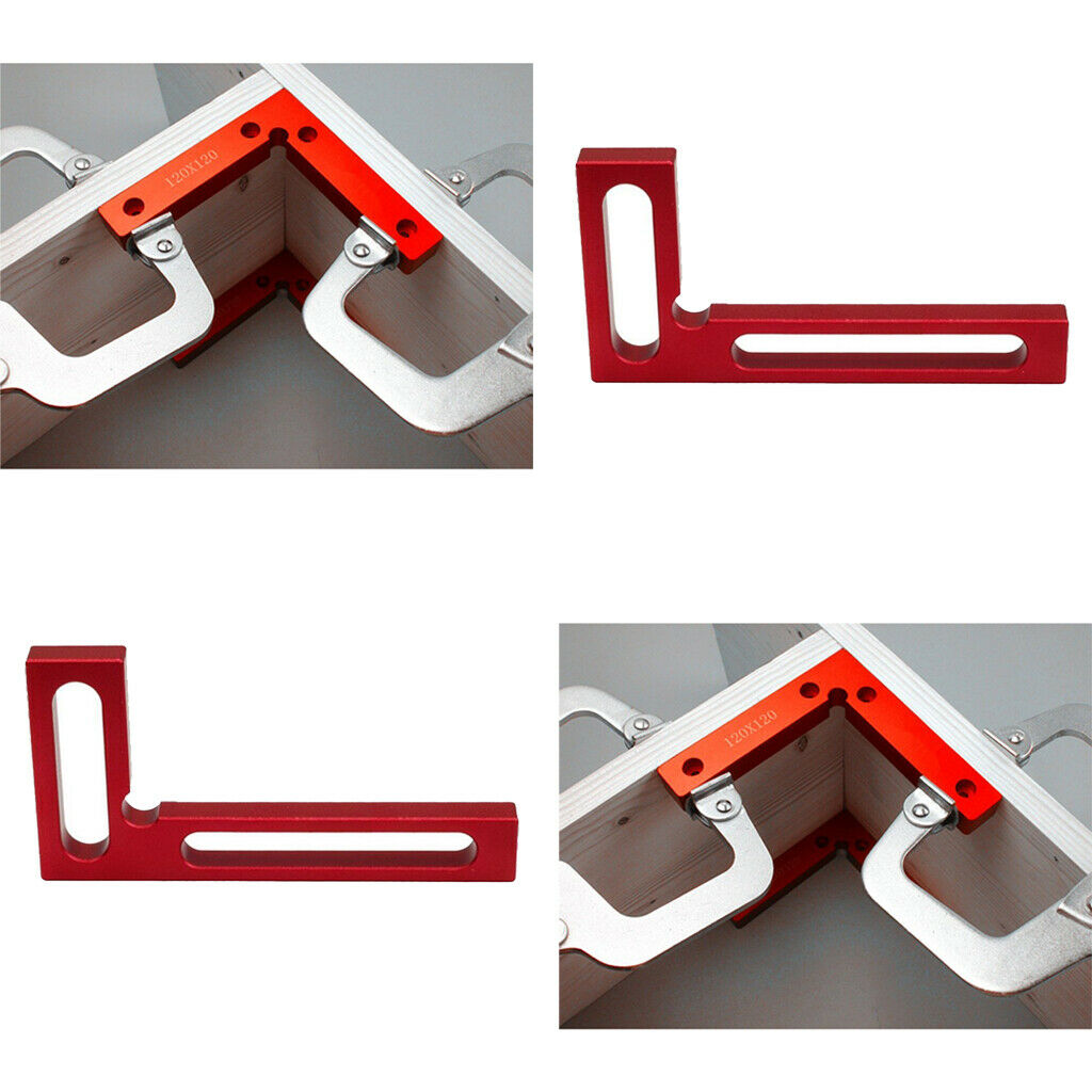 2pcs 100mmx50mm L-Squre Square Clamping Precision Woodworking Tool