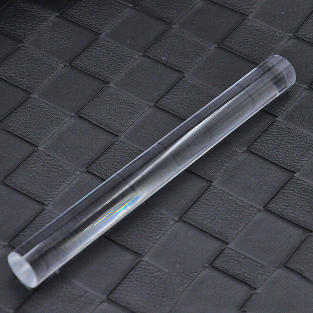1pc Transparent Acrylic Solid Roll Clay Rolling Fondant Baking Pastry Roll.l8