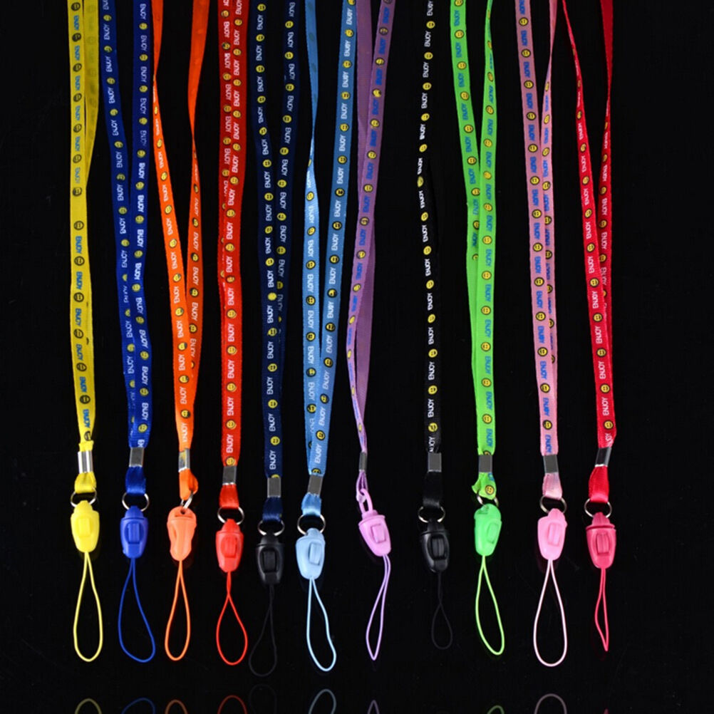 10X Nylon Neck Strap Lanyard Keychain Card Key Phone Holder S Re
