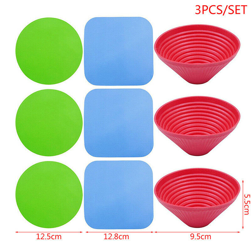 3Pcs Multipurpose Home Silicone Jar Opener Pot Holder Anti-Skid Bottle Gr.l8