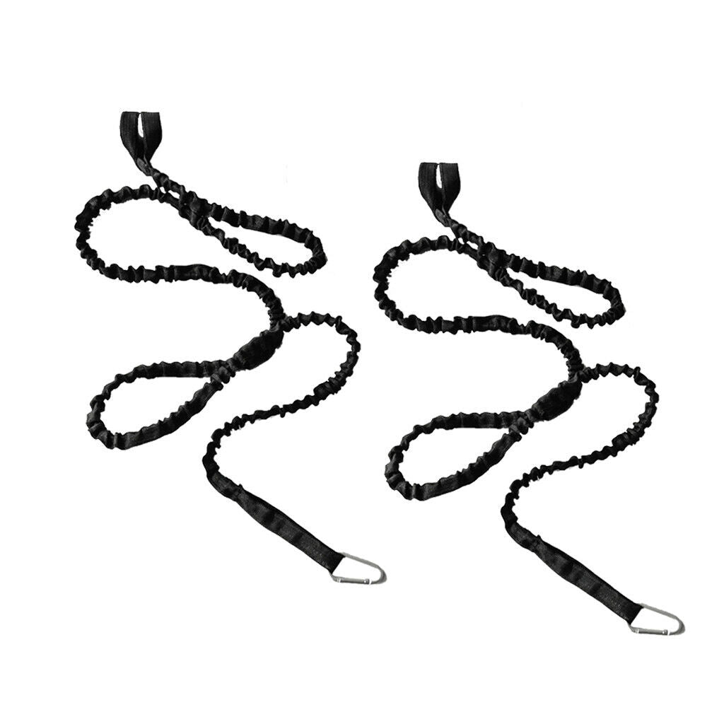 Set of 2 Durable Paddle Leash Inflatable Boat Safety Fishing Rod Keeper