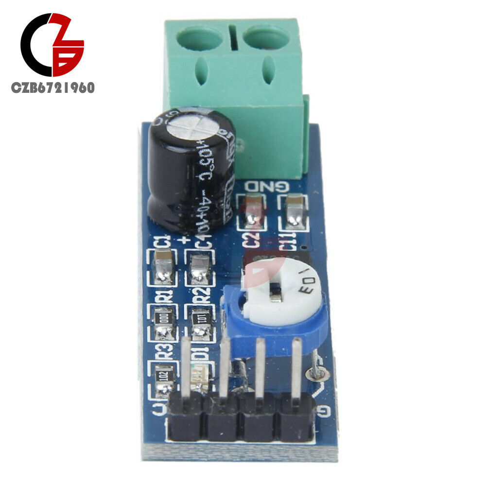 2pcs LM386 Audio Amplifier Module 200 Times 5V-12V 10K Adjustable Resistance