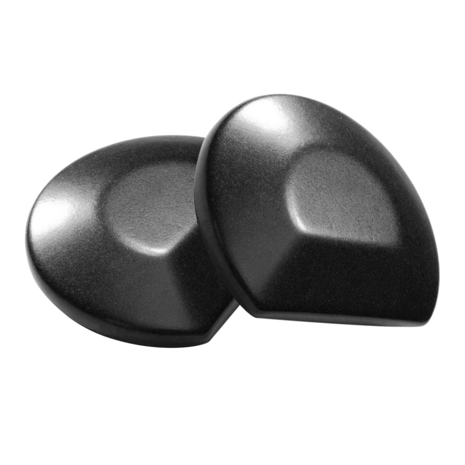 2 Piece Natural Therapy Massage Stones Set Body Black Lava Pack 9.5x8x2.7cm