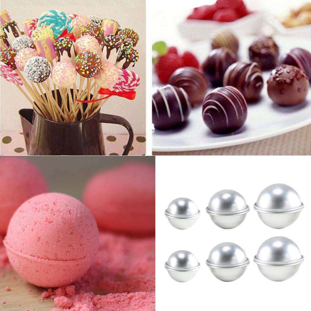 2X 6Pieces DIY Bath Bomb Molds Kid's Bakery Homemade Cupcakes Mold Baking Tools