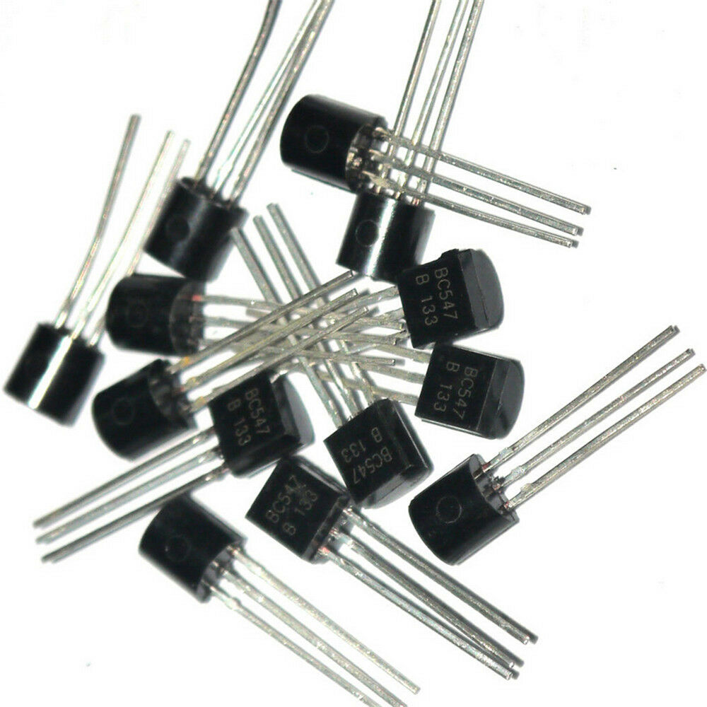 50PCS BC547 TO-92 NPN 45V 0.1A Transistor