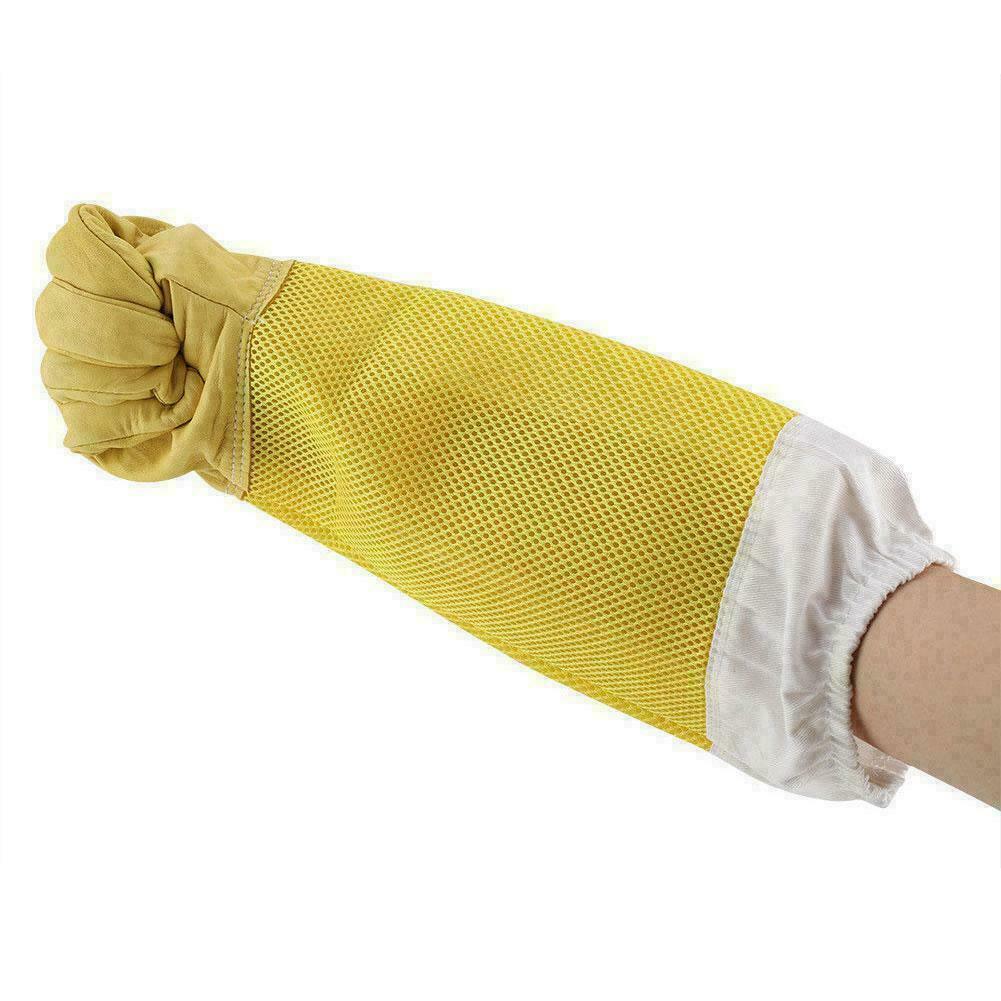 1 Pair of Beekeeper Gloves Goatskin Breathable Fourdrinier Soft Beekeeper Gloves