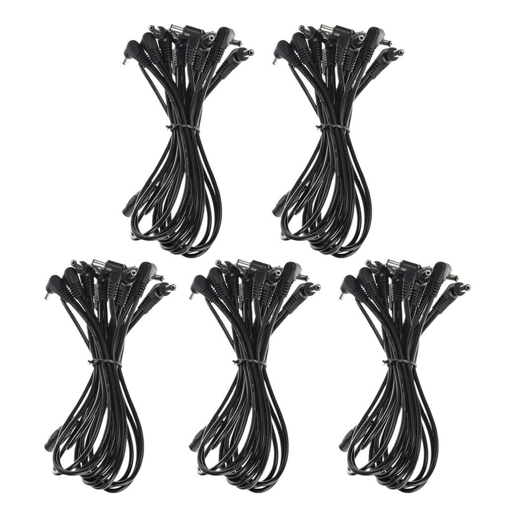 5x Durable 11-way Right Angle Daisy Chain Cable