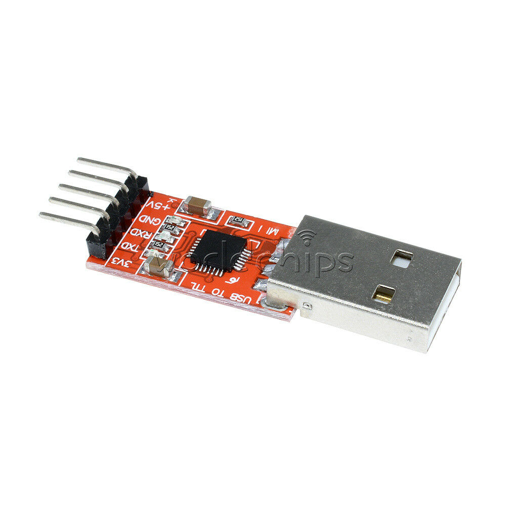 New USB 2.0 to TTL UART 5PIN Module Serial Converter CP2102 STC PRGMR Free cable