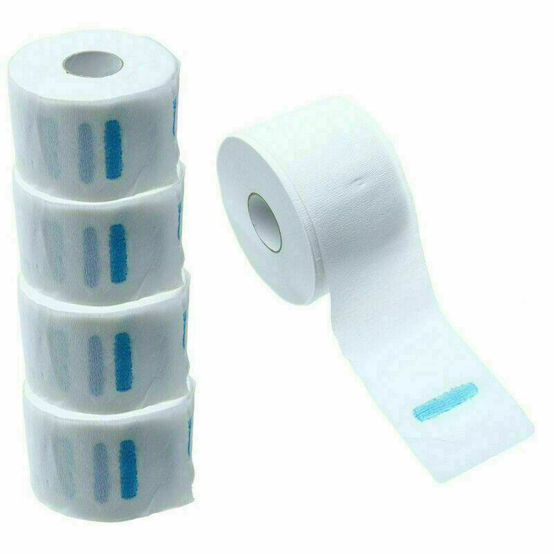 100pcs/Roll Stretchy Disposable Neck Paper Strips Barber HOT