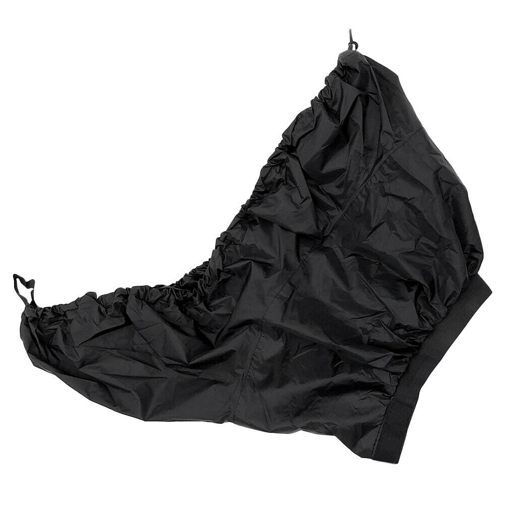 Kayak Splash Spray Skirt Deck Cockpit Spraydeck Waterproof Cover - XL Black
