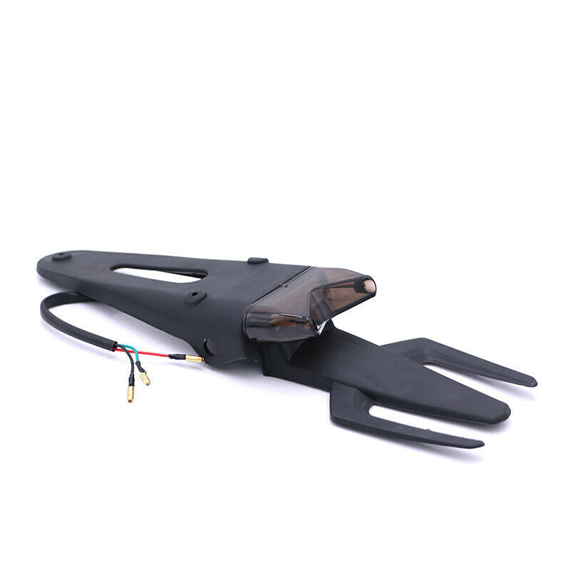 Off-road Motorcycle Smoke Trident Style  Rear Fender Brake Tail Light Universal