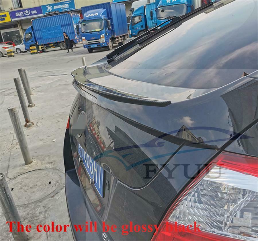 Universal Glossy Black Car Rear Spoiler & Roof Wing Splitter Lip Trim 115CM 45"