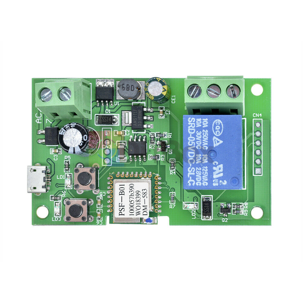 DC 5V-12V Sonoff WiFi Wireless Smart Switch Relay Module Smart Home Phone APP