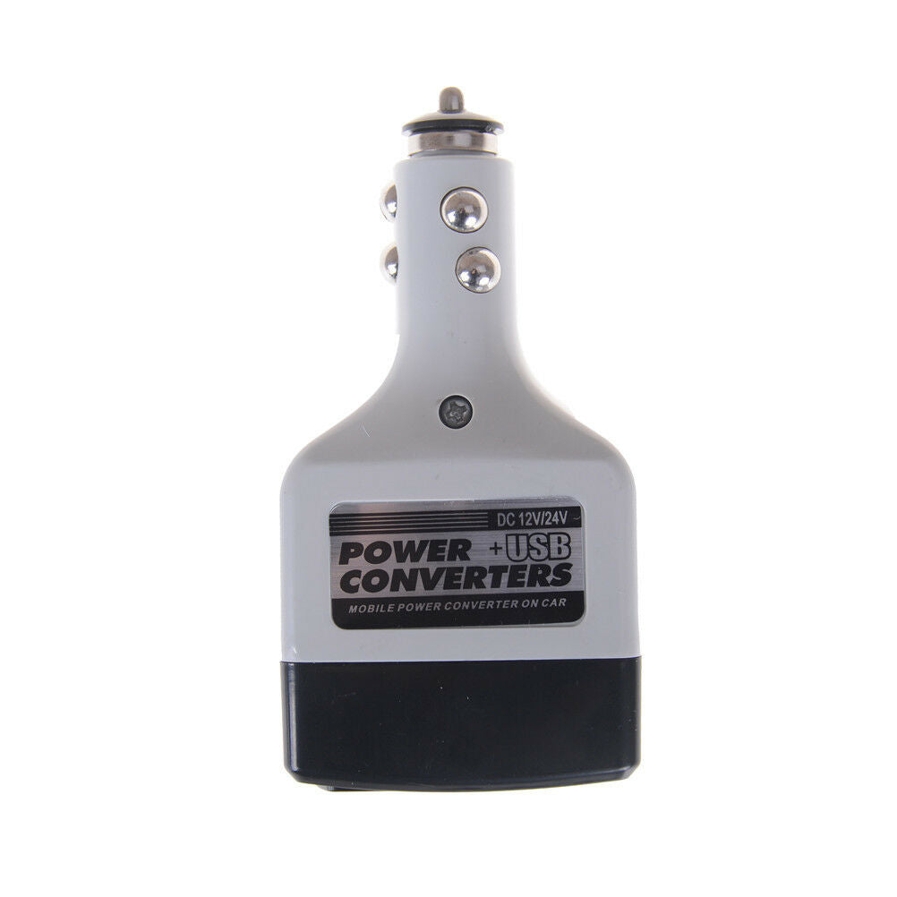 Car Mobile Converter Inverter Adapter DC 12V/24V to AC 220V Charger Power.AUBDA