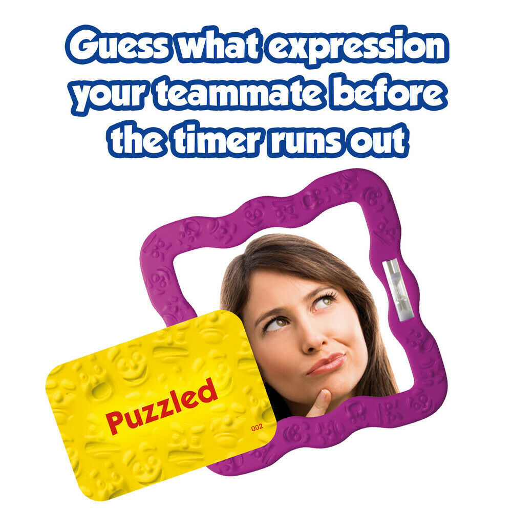 T73002 Face it! Family Board Game Frantic Facial Expressions for 2 Teams Age 8+
